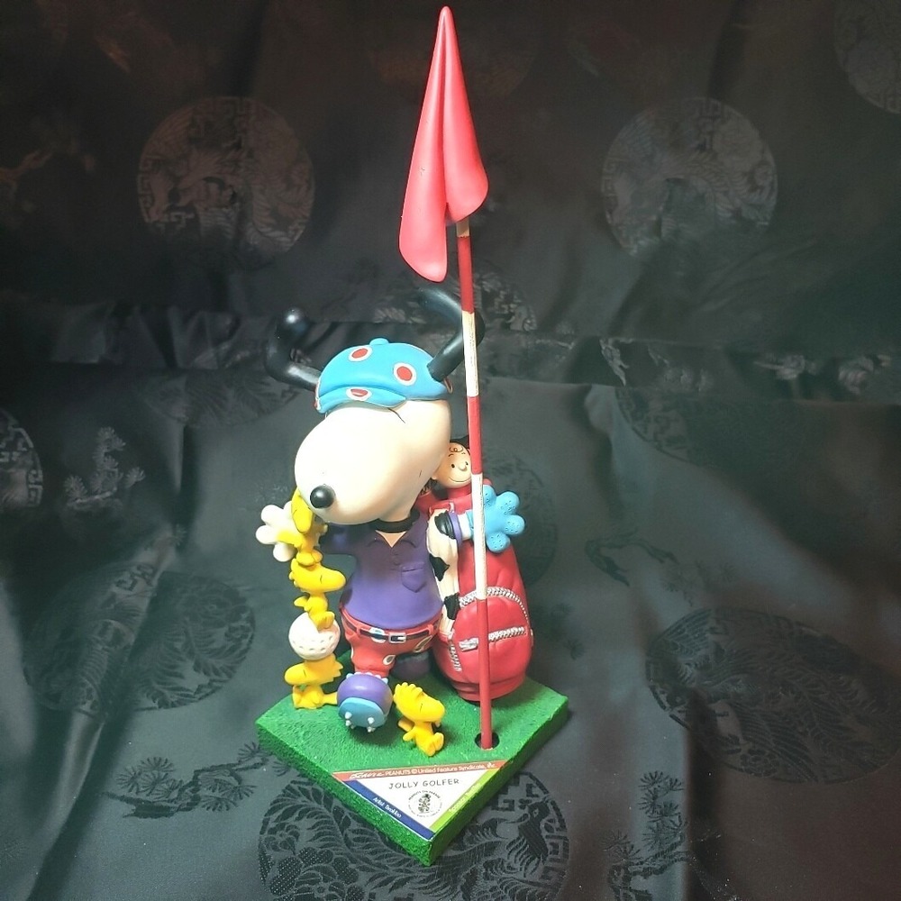 Snoopy Jolly Golfer Peanuts On Parade Signed by the Designer David Kamish
